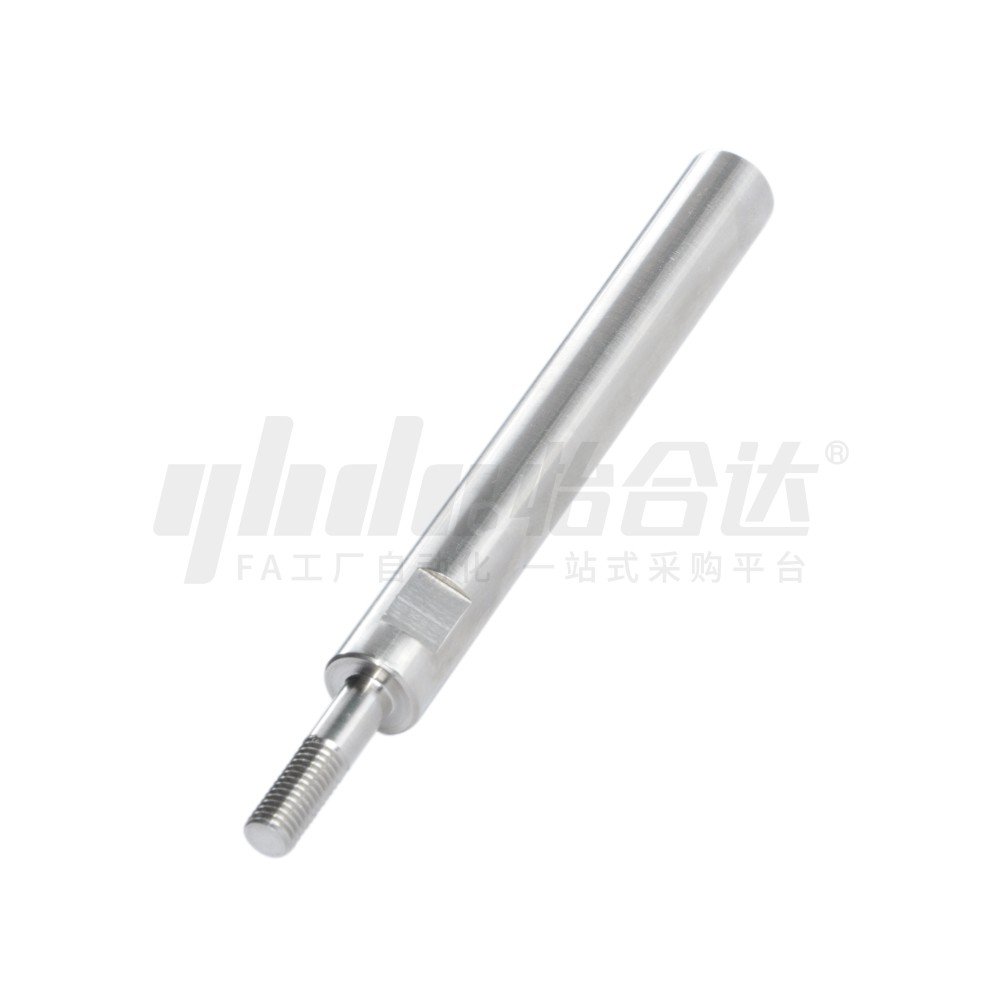 实心导向轴 一端外螺纹型&middot;带扳手槽型 带退刀槽扳手槽型 D公差f8